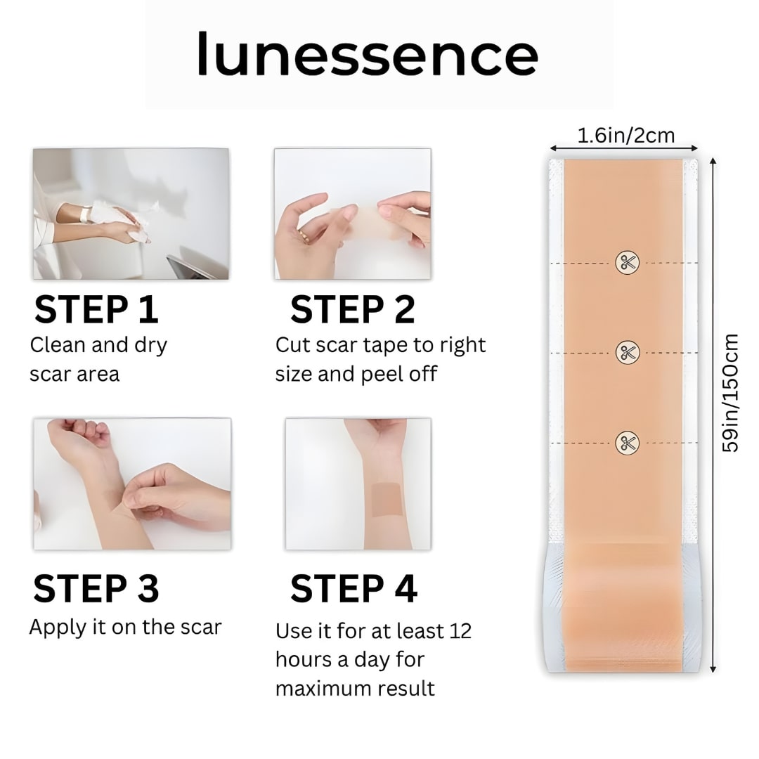 Lunessence ScarFree Silicone Tape