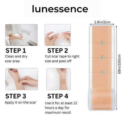 Lunessence ScarFree Silicone Tape